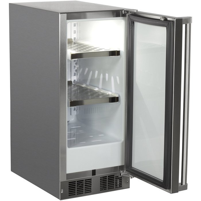 Marvel ML15BCG1RS Beverage Center, Glass Door, Right Hinge, 15-Inch, Stainless Steel N7
