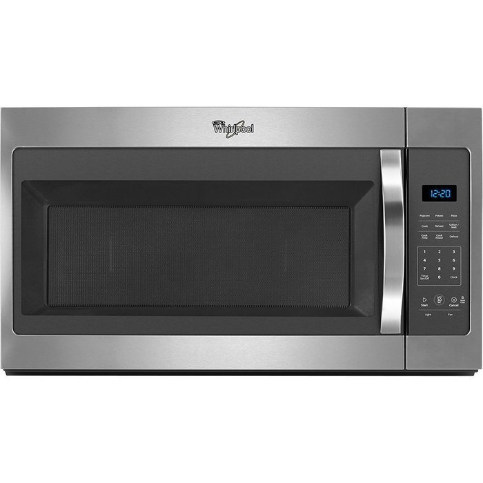 Whirlpool WMH31017FS WMH31017FS 1.7 Cu. Ft. 1000W Stainless Over-the-Range Microwave N2