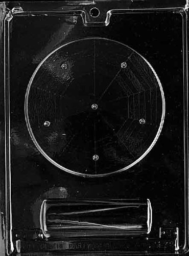 CybrTrayd Carousel Bottom Miscellaneous Chocolate Candy Mold, Clear