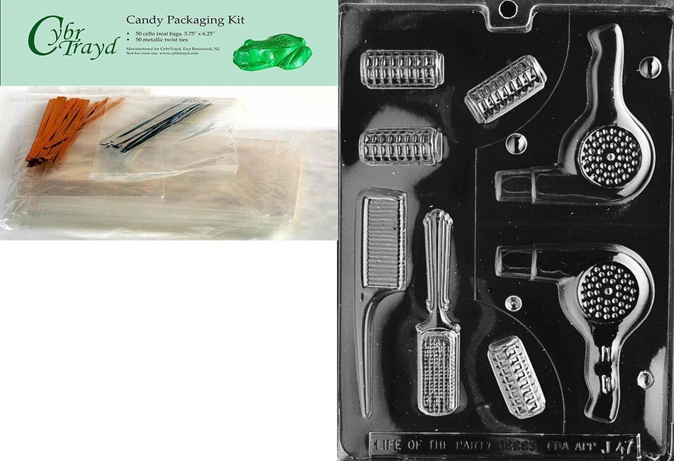 Cybrtrayd J047 Beautician Jobs Chocolate Candy Mold N3