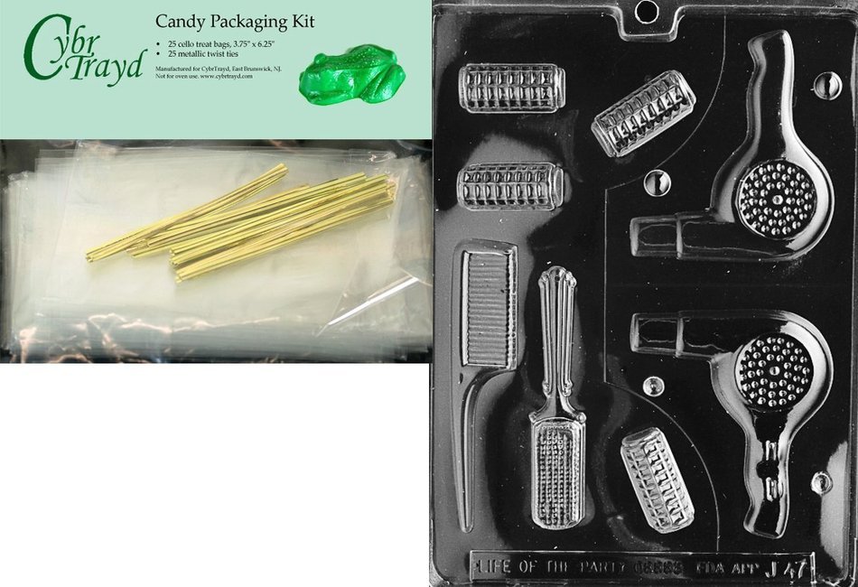 Cybrtrayd J047 Beautician Jobs Chocolate Candy Mold N4
