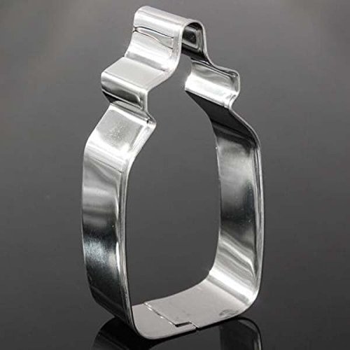Baby Milk Bottle Stainless Steel Cookie Cutter Fondant Cake Mold N3