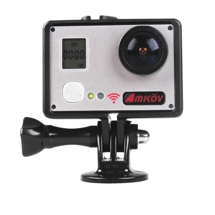 WIFI Waterproof Sports DV, SANNYSIS Amkov AMK7000S 1080P HD 60fps WiFi Action Camera with Sunplus 6350 Chipset N9