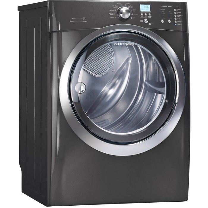 Electrolux EIMED60LTIQ-Touch 8.0 Cu. Ft. Titanium Stackable With Steam Cycle Electric Dryer N2