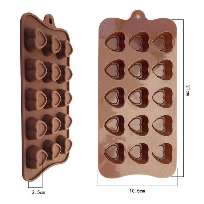 Luckygirls Different Shaped Silicone Non Stick Jelly Candy Baking Mould for Chocolate Candy-Cartoons, Characters... N14