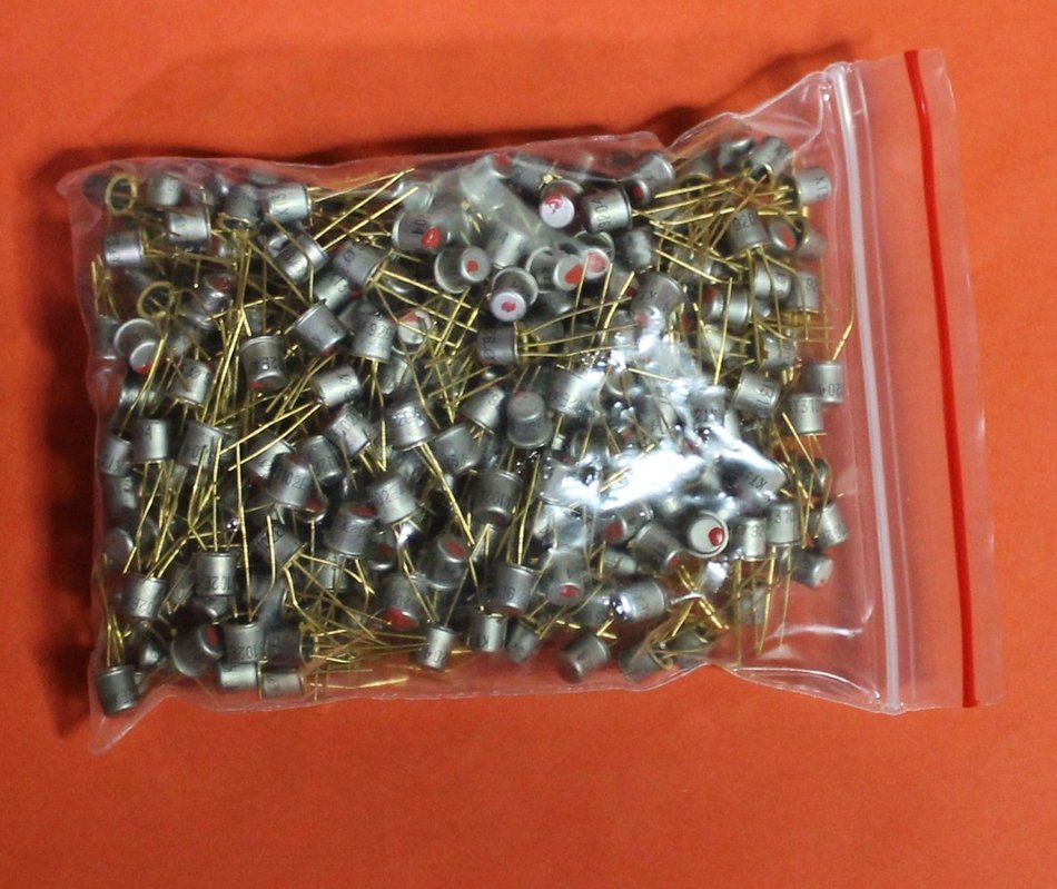 Transistors silicon KT3102E analogue BC109CP, BC383C, BC384C transistor GOLD USSR 10 pcs