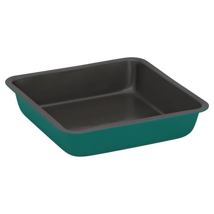 Baker's Secret Square Cake Pan 8", Pine Green