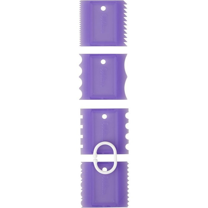 Wilton 417-7551 4 Piece Cake Combs Set