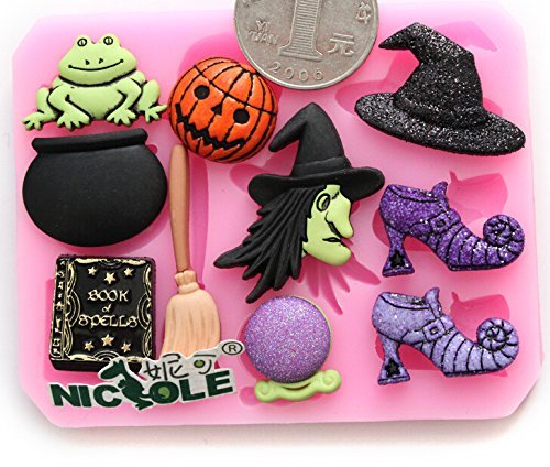Anyana Halloween-pumpkins-party-silicone-fondant-mold-candle-sugar-craft-baking-tools N2