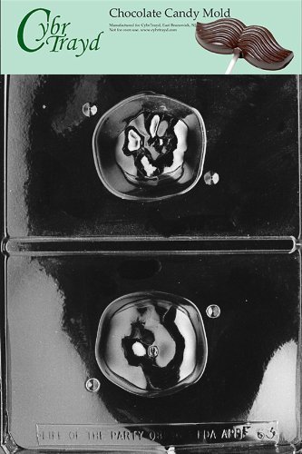 Cybrtrayd 2-Cavity Fruits and Vegetables Chocolate Candy Mold, 3D Apple