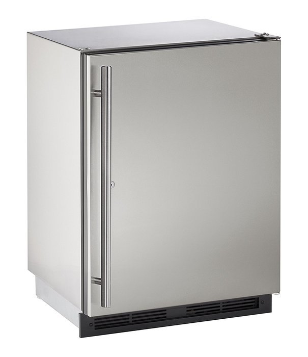 U-Line U1224RSOD00A Built-in Outdoor Refrigerator, 24", Stainless Steel