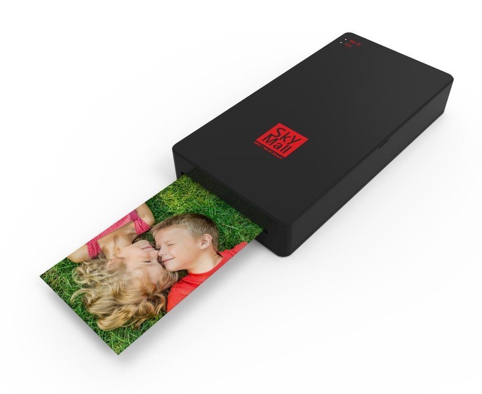 SkyMall Mobile Wi-Fi & NFC Photo Printer with Dye Sublimation Printing Technology & Photo Preservation Overcoat... N14