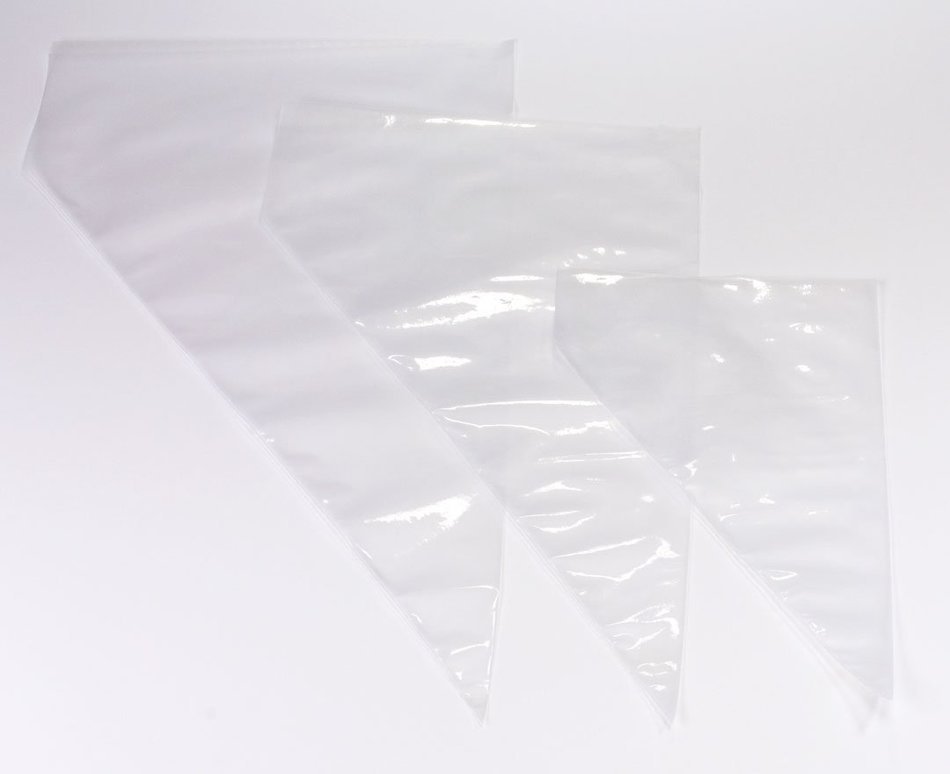 DecoPac Kee-Seal Ultra Disposable Pastry Bags, 21-Inch, Clear