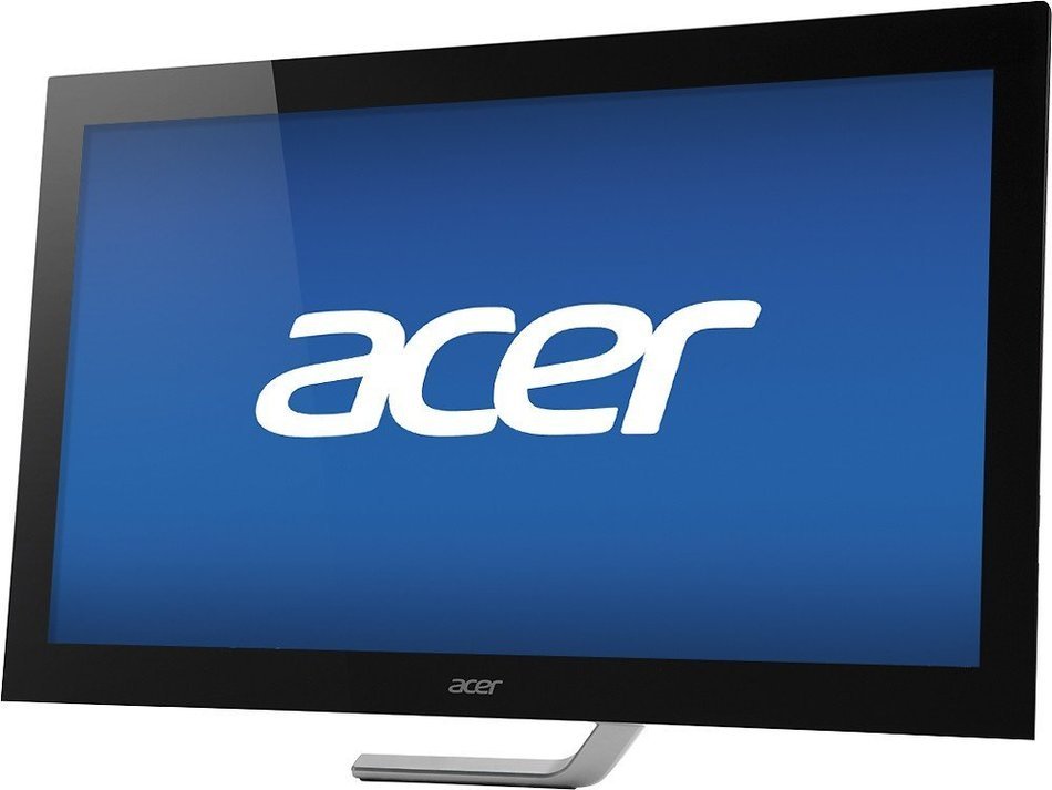 Acer - 23" IPS LED HD Touch-Screen Monitor - Black N3