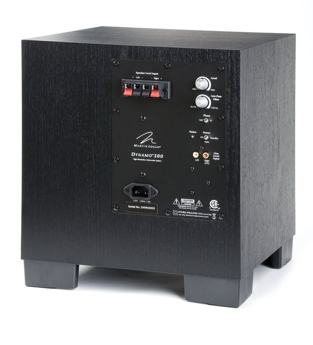 MartinLogan Dynamo 300 Home Theater and Stereo Subwoofer