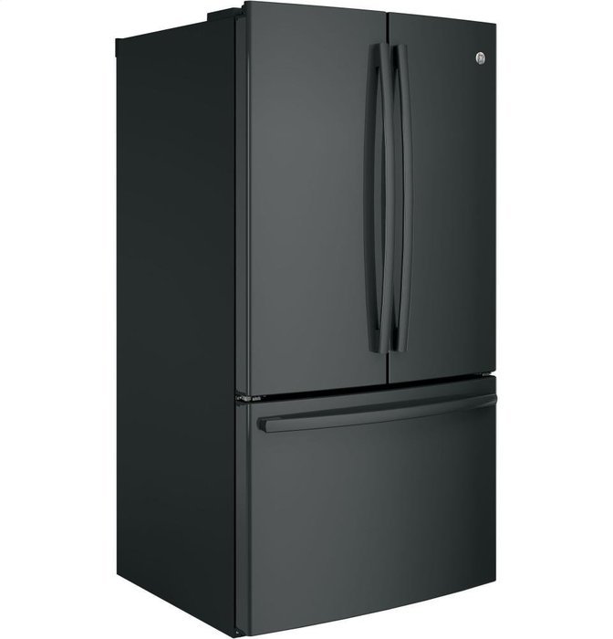 GE Black French-Door Bottom Freezer Refrigerator N13