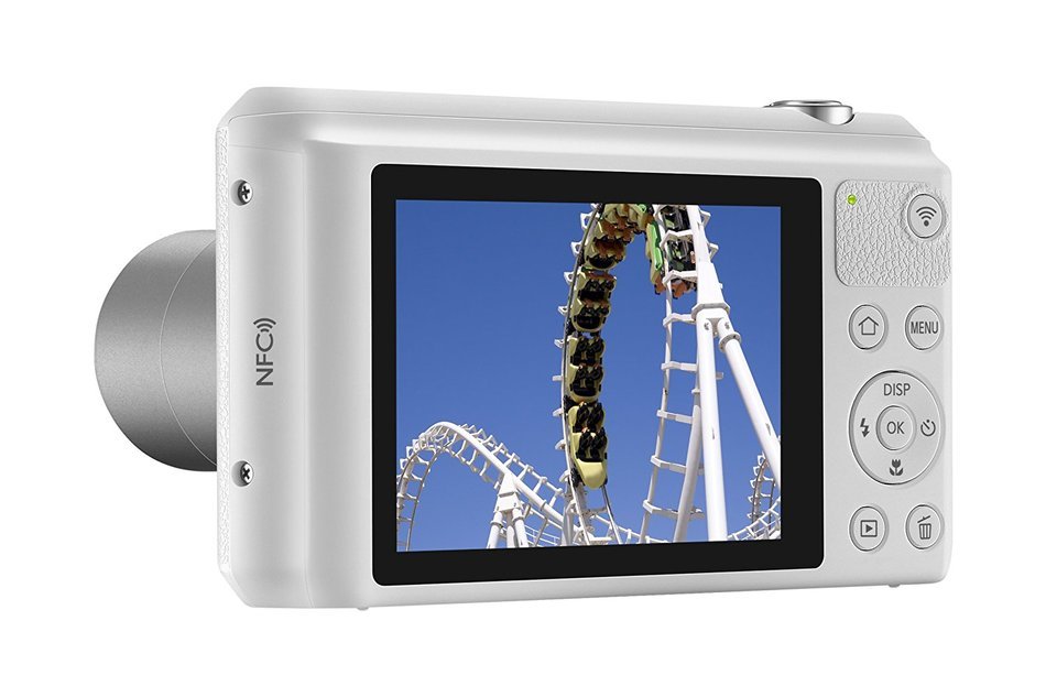 Samsung WB35F Smart Camera - White (16.2MP, Optical Image Stabilisation) 2.7 inch LCD N4