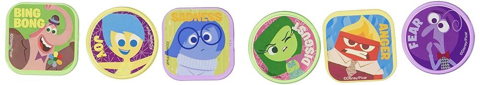 Inside Out Riley's Emotions Cupcake Rings - 24 pc