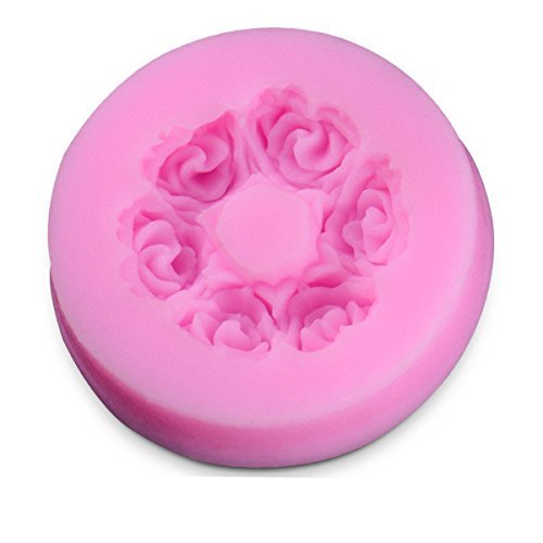 3D Flower Shaped Food Grade Silicone Mold by uGen! Soap Ice Cake Mold. Sugarcraft Tool. Chocolate Candy Fondant...