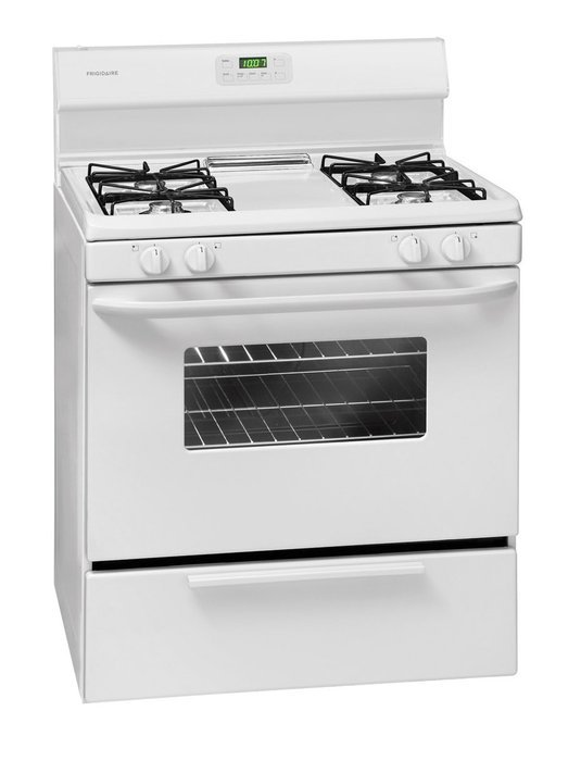 Frigidaire FFGF3011LB, 30 Inch Gas Range, Black N2