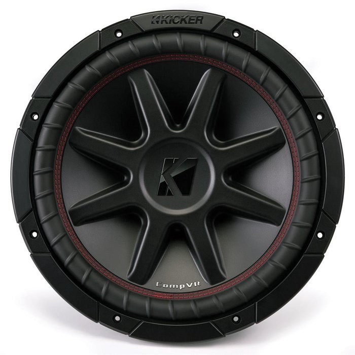 Kicker CompVR CVR122 (43CVR122) 800W Peak (400W RMS) 12" CompVR Series Dual 2-Ohm Car Subwoofer N3
