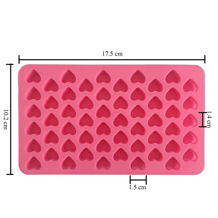 iHomeSpace 16-cavity Cute Silicone Candy Chocolate Pastry Making Molds Cake Baking Mold for Making Homemade Cake... N7