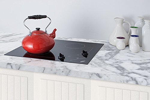 Summit CR2B121 22" Radiant Cooktop with 2 Elements Smooth Black Ceramic Surface Residual Heat Indicator and Indicator... N4