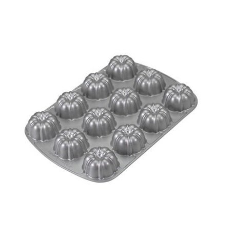 Nordic Ware Pro Cast Bundt Brownie Pan and Chocolate Decadence Cake Mix
