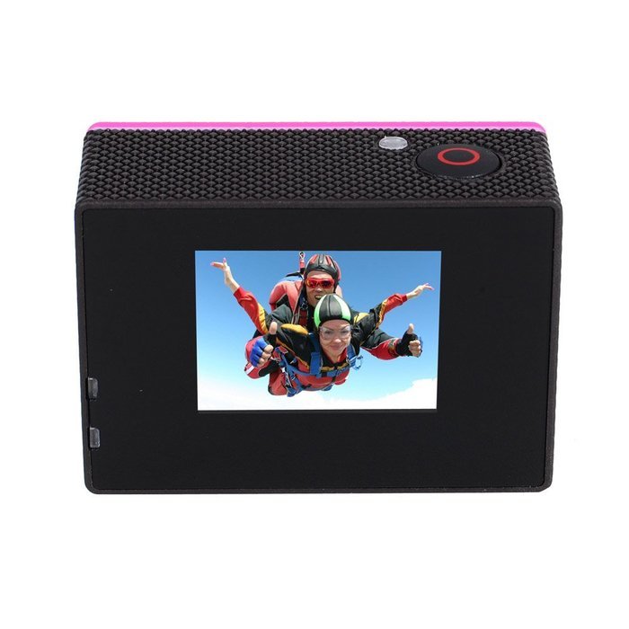Wifi 1080P Full HD 30M Waterproof Sports Action Camera Bicycle Helmet Car Pink N5