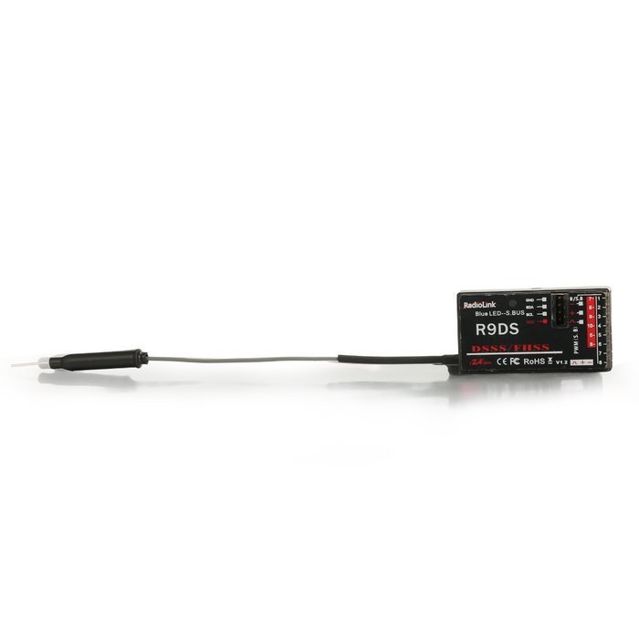 eshion New R9D 2.4G 9CH Channel Receiver For RadioLink AT9 AT10 Transmitter N6