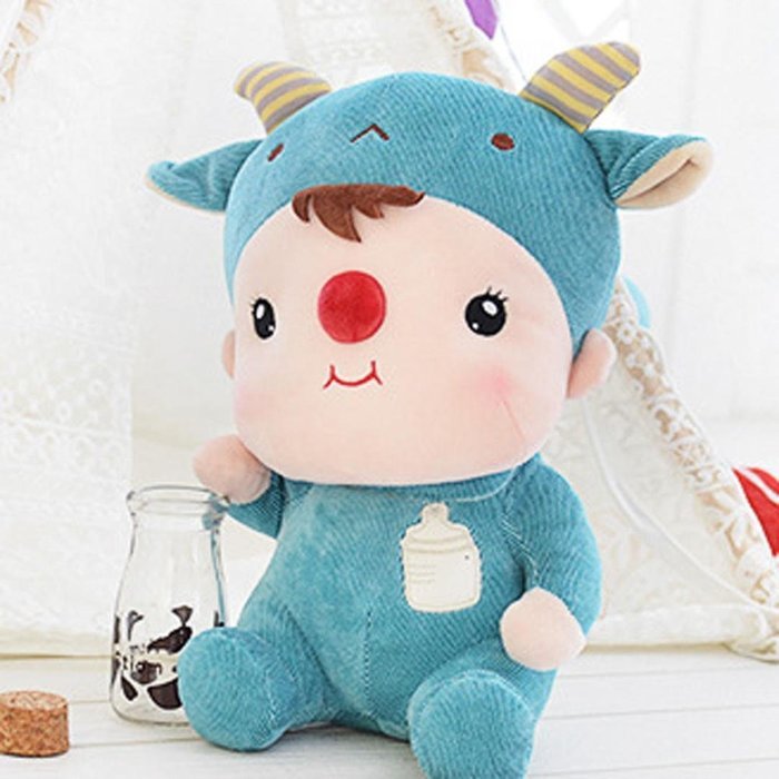Plush Toy，BeautyVan Jelly Beans Sitting Plush Toy Children Cute Doll (Pink) N6