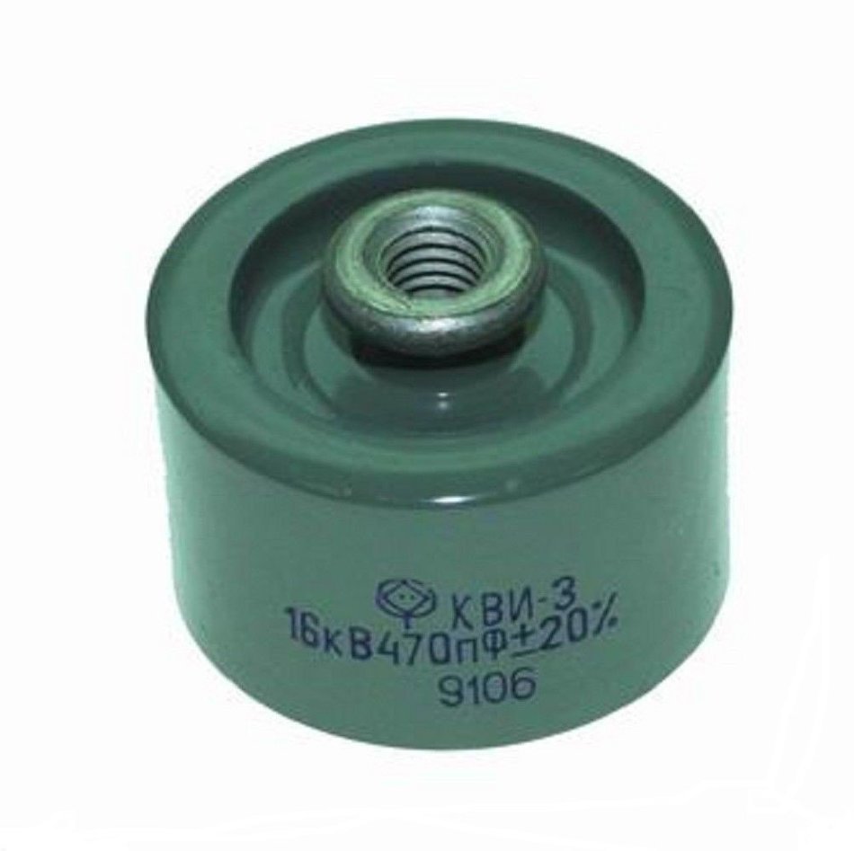 Capacitor CERAMIC KVI-3 16kV 470pF 20% USSR 1 pcs