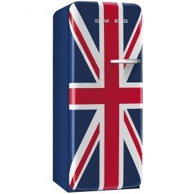 Smeg FAB28UUJL1 24" 50s Retro Style Top-Freezer Refrigerator with 9.22 Cu. Ft. Capacity Ice Compartment Interior...