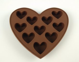 Heart Shape Silicone Cake Mold, Silcione Ice Tray Mold or Silicone Chocolate Mold N3
