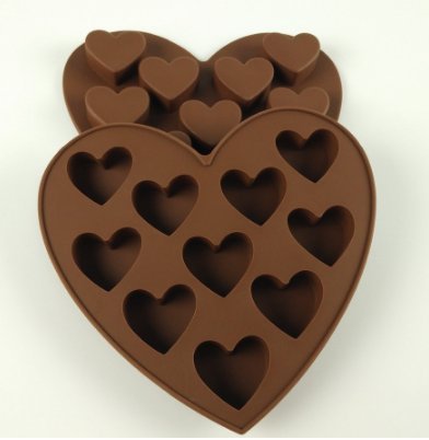 Heart Shape Silicone Cake Mold, Silcione Ice Tray Mold or Silicone Chocolate Mold N4