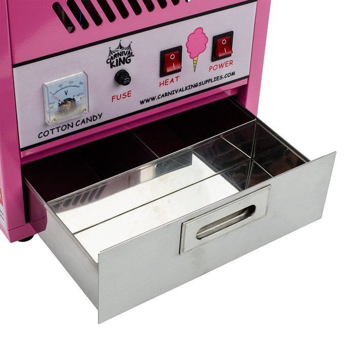 Carnival King CCM28 Cotton Candy Machine with 28" Stainless Steel Bowl - 110V N3