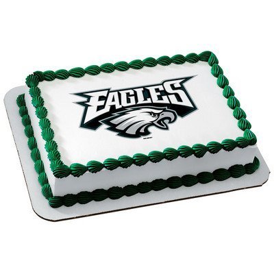 Philadelphia Eagles Licensed Edible Cake Topper #4577