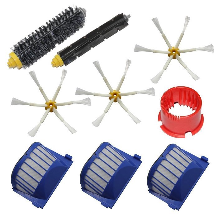 SHP-ZONE Aero Vac Filter & Bristle Brush & Flexible Beater Brush & 6-Armed Side Brush & Cleaning tool Pack Kit...