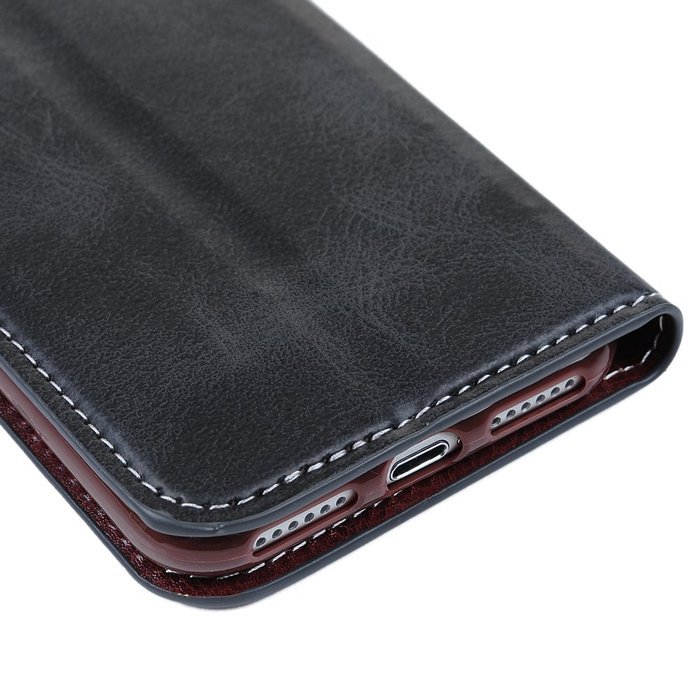 iPhone 7 Case (4.7 inch) - Book Style Wallet Stand Case Magnetic Smart Closure PU Leather Case Shockproof Soft... N12
