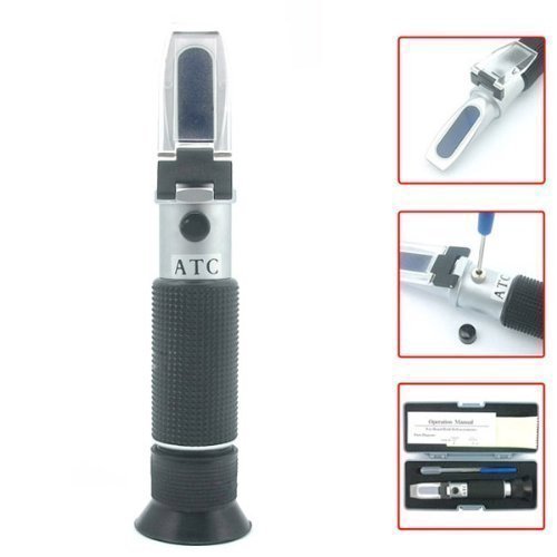 RioRand&reg; ATC (Automatic Temperature Compensation) Dual Scale Sea Water Salinity Refractometer Meter Salimeter... N6