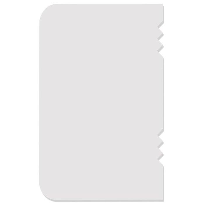 Knights Bridge Global Local PME Patterned Edge Plastic Side Scrapers, Set of 4 N3