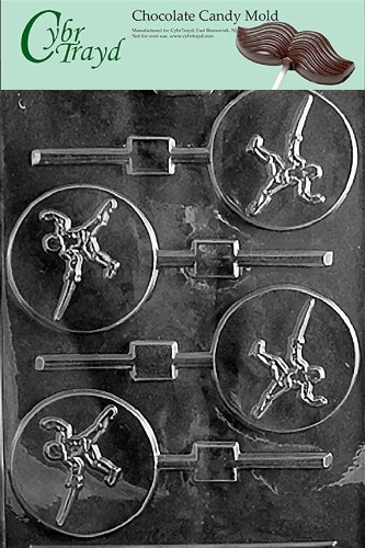 Cybrtrayd S046 Sports Chocolate Candy Mold, Fencing Lolly Free Image ...