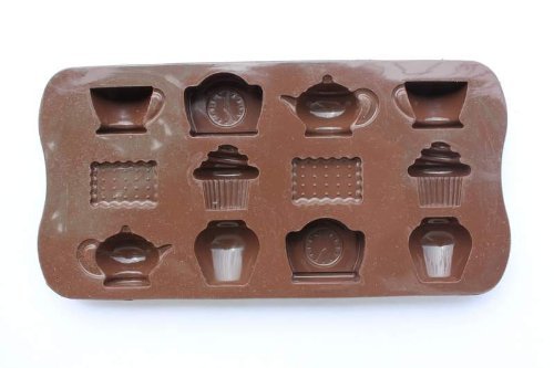 12 Cavity Classic Silicone Chocolate Mold Chocolate Craft Candy Baking
