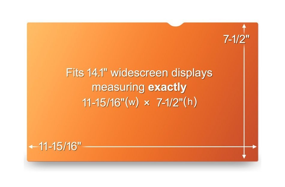 3M Gold Privacy Filter for Widescreen Laptop 13.3" (GPF13.3W) N69