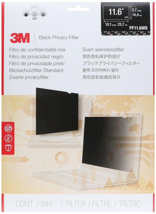 3M Gold Privacy Filter for Widescreen Laptop 13.3" (GPF13.3W) N74