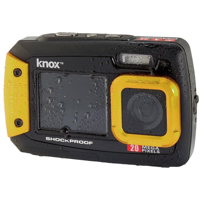 Knox Dual LCD Display 20MP Waterproof & Shockproof Digital Camera (Purple) N22