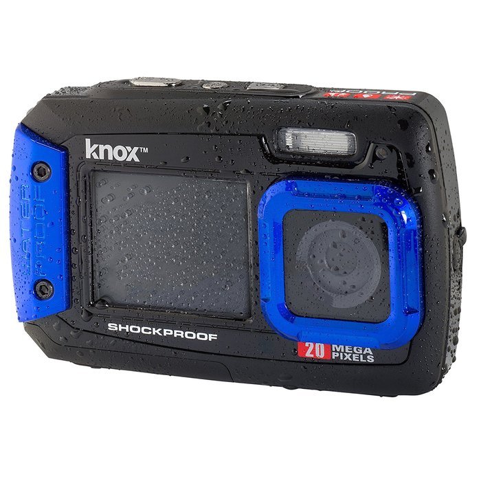 Knox Dual LCD Display 20MP Waterproof & Shockproof Digital Camera (Purple) N24