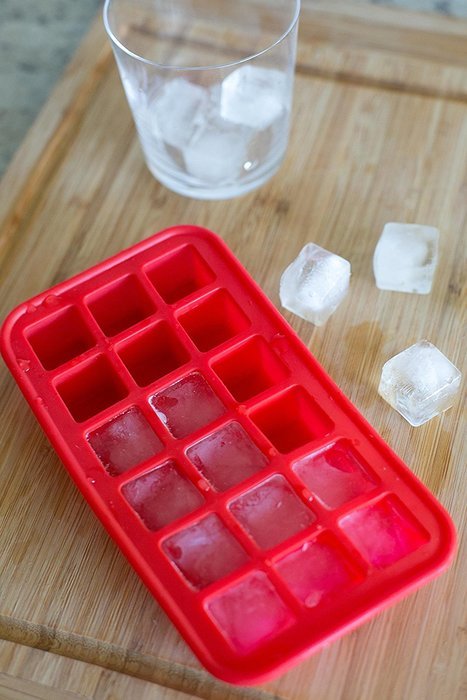 Internet's Best Silicone Mini Ice Cube Tray | Waffle Ice Mold | Candy Cake Chocolate Mold | Red N13