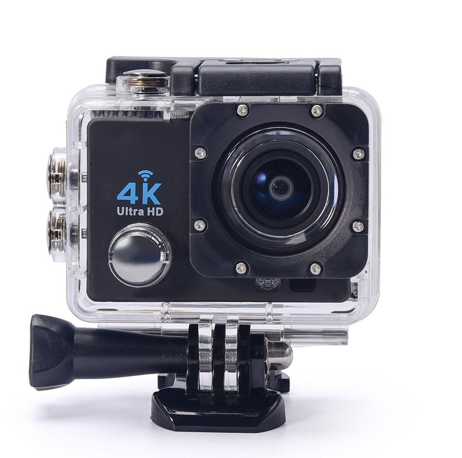 Kickoff 4K Sport Action Camera 2 inch Wi-Fi Sensor Sports & Action Camera 1080P Wrist 2.4G Wireless Portable for... N10