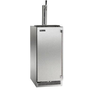 Perlick HP15TO-3-1R 15" Outdoor Beer Dispenser with Rapidcool Forced Air Refrigeration System Stainless Steel...